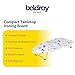 Beldray LA031176DFEU7 Tabletop Ironing Board – 73 x 31cm, Machine Washable 100% Cotton Dog Print Cover, Felt Underlay, Lightweight, Easily Foldable Legs, Perfect for Travel & Small Spaces