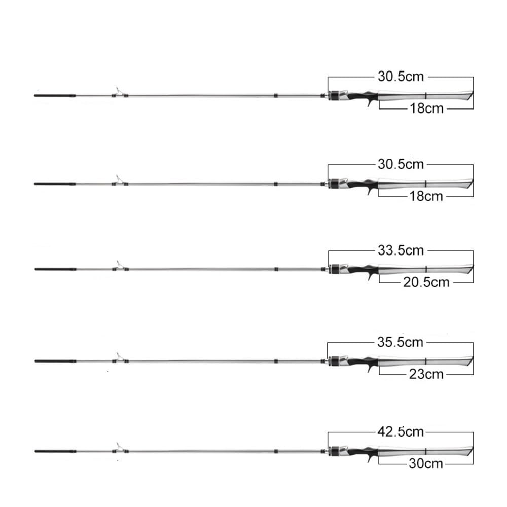 Wędka, Carbon Ultralight Fishing Rod 1.68-2.13m Ring Fast Casting Sprzęt wędkarski(1.8m)