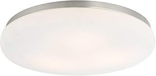 Low Profile Decorative Recessed Light Trim with Satin White Glass