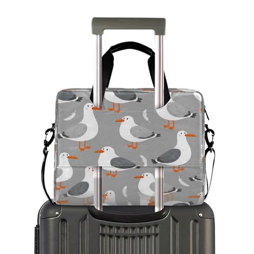 Maletín para laptop con diseño de aves y gaviotas miniatura 3