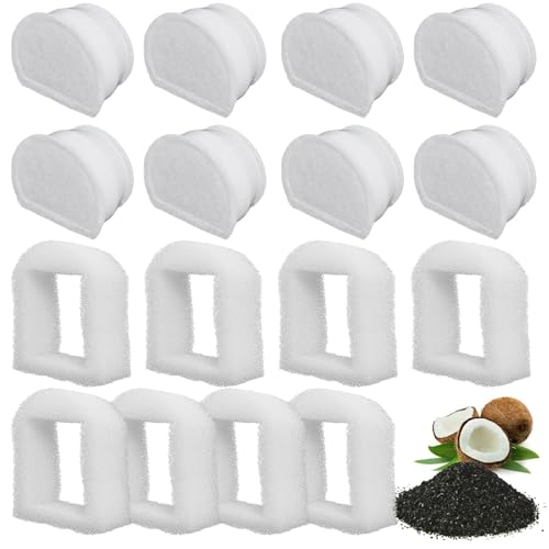 Préfiltres en Mousse et Filtre à Carbone Compatible avec PetSafe Drinkwell Fountain INOX 360...