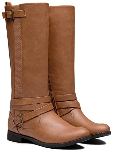Vepose Women's 952 Stretch Riding Retro Fashion Knee High Boots,Camel Brown,Size 6M Us(Cjy952 Camel 06) #TOP2