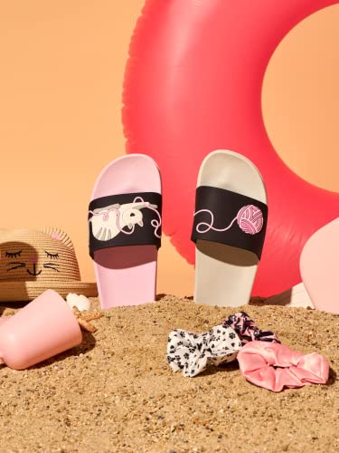Image of Dedoles Slides & Slippers for Women & Men Summer Non Slip Shower Sandals Funny Designs Beach Shoes for Home Garden Bathroom Pool Gift