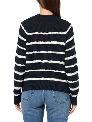 Vince Women's Ribbed Stripe Pullover2