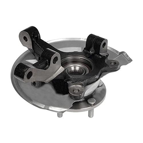 AutoShack Front Right Steering Knuckle for 2007-2017 Jeep Patriot Compass 2007-2012 Dodge Caliber 1.8L 2.0L 2.4L 4WD AWD FWD | Passenger Side | 5-Lug | Wheel Bearing Hub Assembly Replacement KN798412