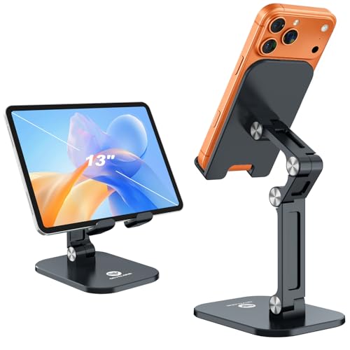OCYCLONE Phone Stand, Cell Phone Stand Holder for Desk Office Accessories Adjustable Height and...
