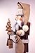 German Christmas Nutcracker Santa Claus Natural - 40,5cm / 16 inch - Christian Ulbricht