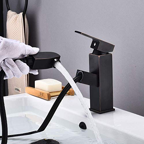 Mélangeur d'eau chaude et froide rétractable pour simplifier le nettoyage du lavabo