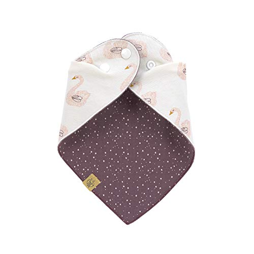 LÄSSIG Baby slabbetje bandana halsdoek katoen drukknop omkeerbaar / baby bandana Little Water - Afbeelding 4