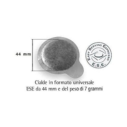 Marca Caffè Crème - Vainas de papel de café espresso ESE - Blend Orange - (1 Pack de 100)