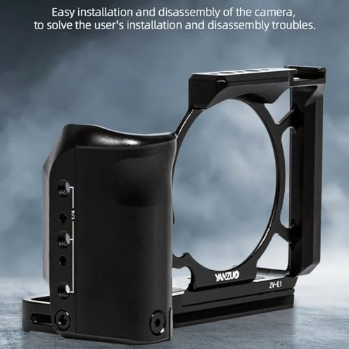 Image of Camera Cage ZVE1 Aluminum Alloy cage for Sony ZV-E1 Camera (Black)