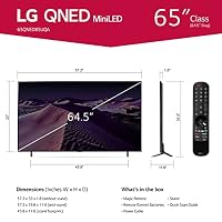 LG QNED 85 Series 65” Alexa Built-in 4k Smart TV (3840 x 2160), 120Hz Refresh Rate, AI-Powered 4K, Dolby Cinema, WiSA Ready, Cloud Gaming (65QNED85UQA, 2022) — image 2