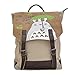HAMIQI Mochila escolar de lona de anime My Neighbor Totoro Mochila Mochila de estudiante Hayao Miyazaki (16 pulgadas)