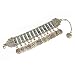 Zealmer Beaded Antique Turkish Boho Coin Jewelry Tribal Ethnic Statement Bracelet