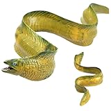 Juguetes de animales marinos, figuras de animales 9x3x2, juguetes marinos de anguila de plástico realistas para proyectos científicos y decoración de pasteles, criaturas educativas tempranas para niñ