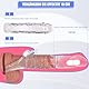 Defomy transparenter Penis Sleeve für Männer mit dual minivibrator, Penishülle mit Klitoris-Stimulation, Äderung und Eichel, Hodenmanschette, Erektionssteigerung zum Einsetzen, Verzögerung Ejakulation