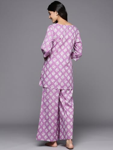 Image of Libas Printed Cotton Night Suit
