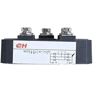 Muskan Enterprises -ME 1X(MDS-100A 5 Terminals 3 Phase Diode Module Bridge Rectifier 100A 1600V F4R2)