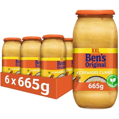BEN’S ORIGINAL® Sauce Gelbes Thai Curry Mild 6 x 665g