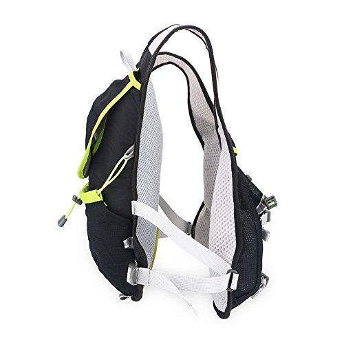8L outdoor sport running fietsen wandelen rugzak hydratatie water fles vest (zwart). - Image 5