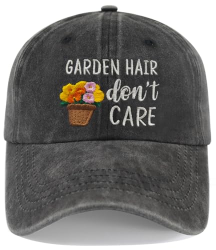 Gorro para mujer ajustable de algodón bordado miniatura 1