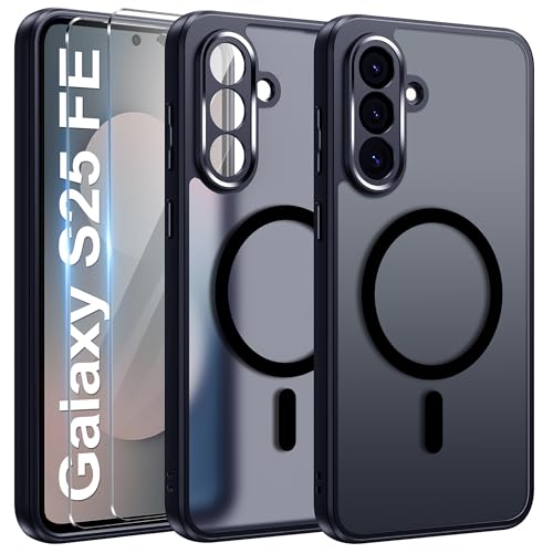 Image of Opkiegrn Magnetic Compatible with Samsung Galaxy S25 FE 5G Case Black