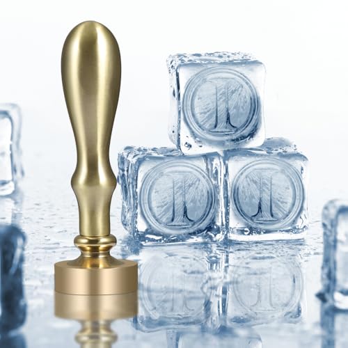 Sello para Cubos de Hielo con Cabeza de Latón y Mango miniatura 7