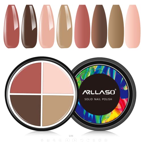 4 Colors Solid Gel Nail Polish, Cream Gel Nail Polish Palette, Cured Required Soak Off LED/UV, Portable Gel Polish Easy to Apply Suit for Starter, Salon Manicure, Holiday Gift for Women Brown Theme 4 Colors Solid Gel Nail Polish, Cream Gel Nail Polish Palette, Cured Required Soak Off LED/UV, Portable Gel Polish Easy to Apply Suit for Starter, Salon Manicure, Holiday Gift for Women Brown Theme