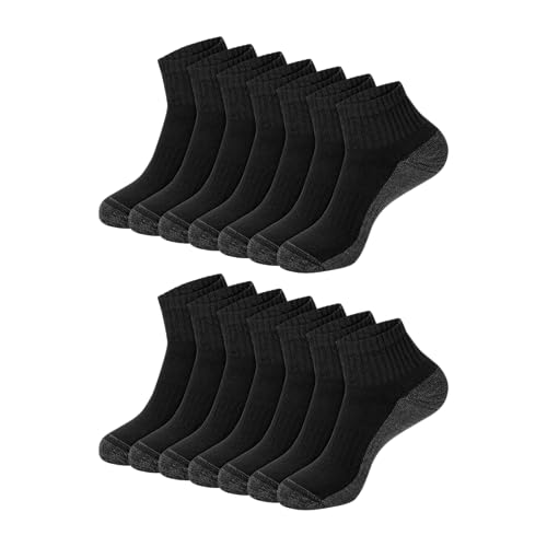 Image of Hanes Men's Socks, X-temp Cushioned Low Cut Socks, 12 & 14 Pair Packs