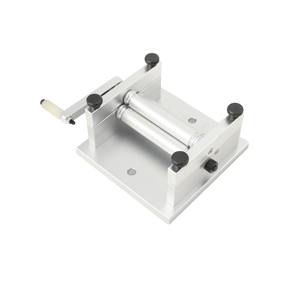 L-home DIY Manual Plate Rolling Machine for Wood, Plastic, and Metal Strips, Precision Sheet Roll Bending Rolling Machine with Adjustable Rollers for Model Boats and Rail Models