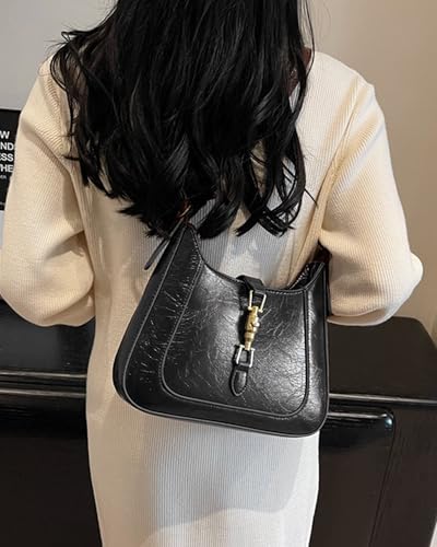 Image of NEWBELLA Small Shoulder Bags for Women - Trendy Underarm Purse & Crossbody Handbag for Daily Commute & Evening