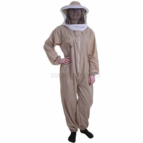 BUZZ BASIC Khaki Suit With Round Veil (Small)