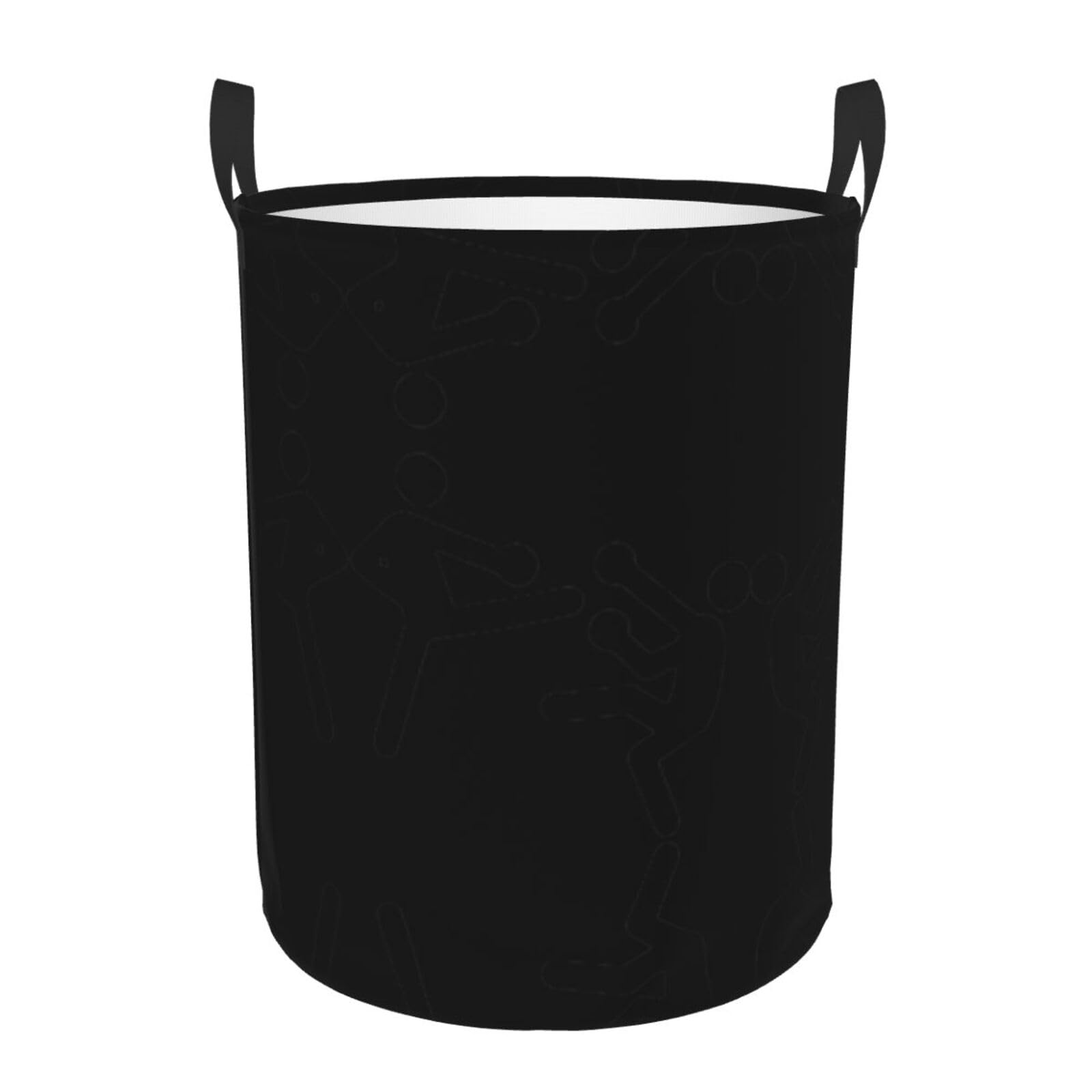 M Circular Hamper kickboxing Print for Dirty Clothes