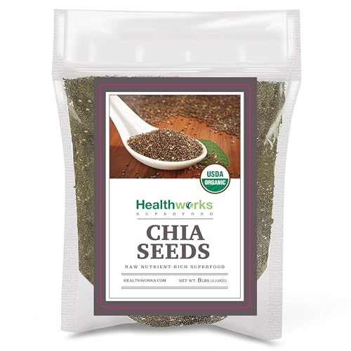 Healthworks Superfoods Raw Chia Seeds - 96 Oz / 6