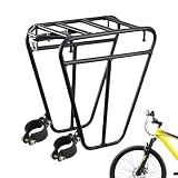 ⭐【Idoneità all'uso quotidiano】 Ideale per strade e terreni irregolari: sviluppato per la massima stabilità durante il fissaggio dei carichi, il portapacchi per mountain bike è ideale per l'uso su strade e sentieri asfaltati. Il trasporto rimane sicuro anche su terreni accidentati, quindi non preoccuparti del carico anche durante i tour avventurosi: un vero vantaggio rispetto ai trasportatori convenzionali.
