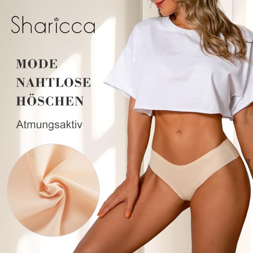 Nahtlose Slips von Sharicca für Damen – Atmungsaktive Stretchunterwäsche