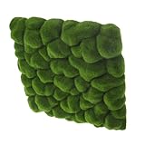 Gazon artificiel décoratif : ornement de mousse simulée, tridimensionnel et plein, avec texture ! peut être utilisé comme accessoire de mur végétal comme plante en pot.