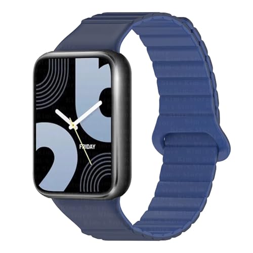 Bracelet magnétique Redmi Watch 4 EZZON en silicone bleu nuit