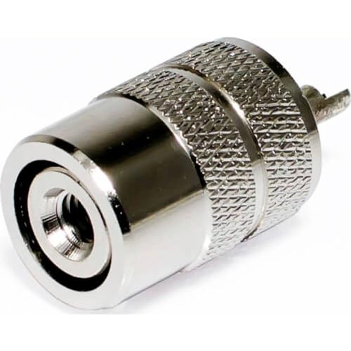 Midland PL-Stecker 10stk. PL 259/RL, PL-Stecker, lang, 6mm T377, Schwarz
