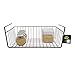 Smart Design Undershelf Storage Basket w/Snug Fit Arms - Medium - Steel Metal Frame - Rust Resistant Finish - Cabinet, Pantry, Shelf Organization - Kitchen (16 x 5.5 Inch) [Bronze]