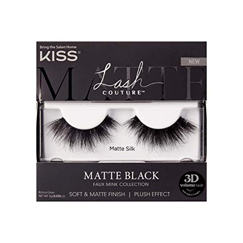 KISS Lash Couture Matte Black Faux Mink Collection 01