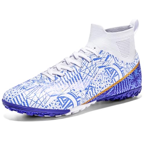IFIKK Unisex Fußballschuhe High Top Jugend Trainingsschuhe Professionelle Outdoor Herren