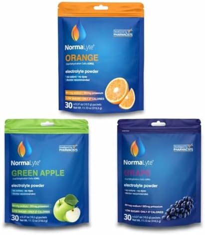 NormaLyte Electrolyte Sticks Pack of 3 - Orange, Grape & Apple image 2