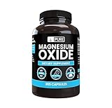 Pure Original Ingredients Magnesium Oxide No Magnesium Or Rice Fillers, Always Pure, Lab Verified (365 Capsules)