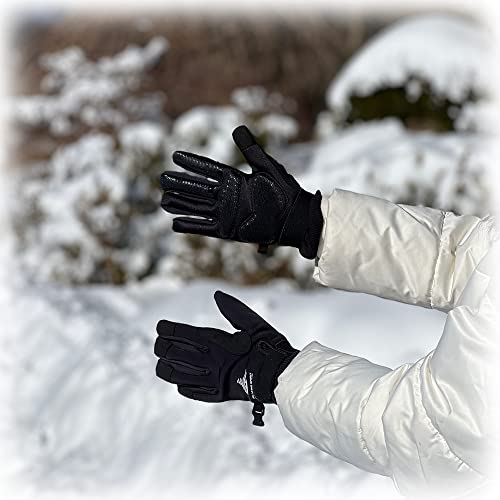 Gel Padded Thermal Gloves (1 Pair) with Wrist Straps, for Ice Figure Skating Skiing Snowboarding Winter Sports, Water Resistance Warm Flexible, Kids Adults Men & Women (Small) by Skating Spirit - Used condition - Image 5