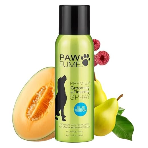 PAWFUME Premium Grooming Spray Dog Spray Deodorizer Perfume for Dogs - Dog Cologne Spray Long Lasting Dog Sprays - Dog Perfume Spray Long Lasting After Bath- Dog deodorizing Spray (Blue Ribbon)