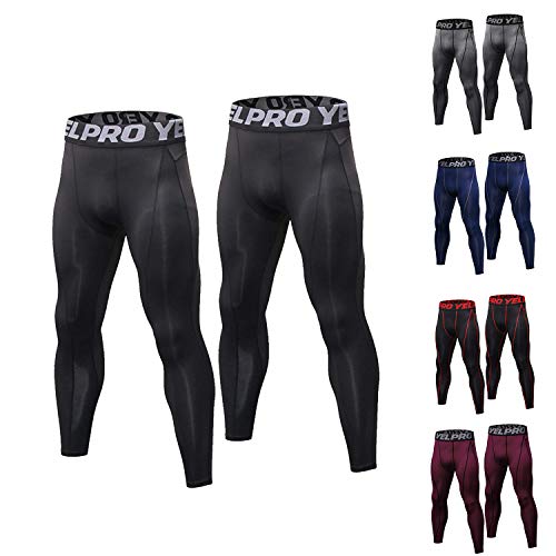 Leggings compresión hombre adiós fatiga muscular mallas running base layer transpirables 3 pack