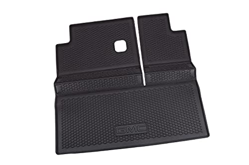 GM Accessories 23190664 Cargo Area Liner in Black with GMC Logo