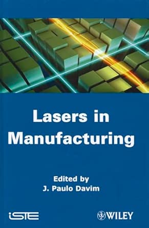 Laser in Manufacturing book cover