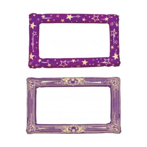 SV SURPRISEZ-VOUS - Cadre Gonflable PHOTOBOOTH 70X110CM Violet